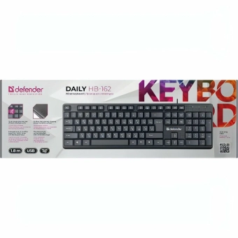 Клавиатура Defender Daily HB-162 USB 