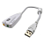 Звуковая карта с кабелем USB white 