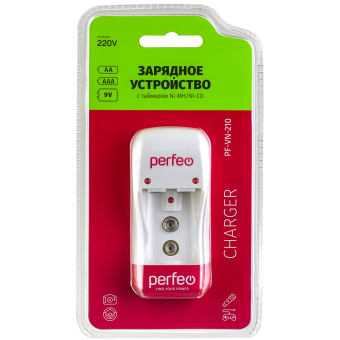 ЗУ для аккумуляторов Perfeo PF-VN-210 в сеть 