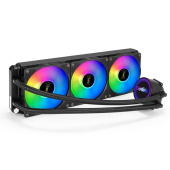 СЖО ExeGate 360, FRGB, 3 секции, TDP 280W black 
