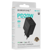ЗУ сетевое USB Borofone BA96A 20W QC3.0 