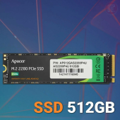 Накопитель SSD M.2 PCI-E 512Gb Apacer P4U NVMe 