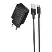 ЗУ сетевое USB Borofone BAS72A 18W QC3.0 + Type-C 