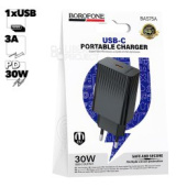 ЗУ сетевое USB Borofone BAS75A 30W Type-C 