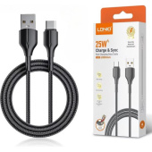 Кабель USB AM на microUSB 2м Ldnio LS852 2.4A grey 