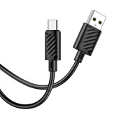 Кабель USB AM на Type-C 2м Hoco X88 3A black 
