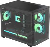 Корпус mATX Formula Crystal U2M Floe 3x120ARGB 