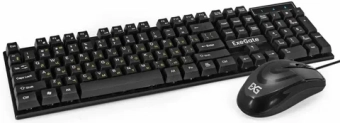 Клавиатура + мышь Exegate MK110 black USB 