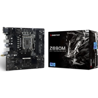 Плата LGA1700 Biostar Z690MX2-E D4 2xDDR4 M.2 mATX 