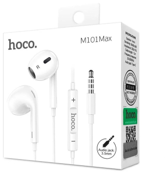 Наушники с микрофоном Hoco M101 white 
