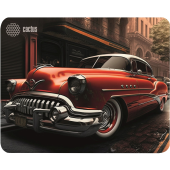 Коврик для мыши Cactus Red Car 300x250x2мм 
