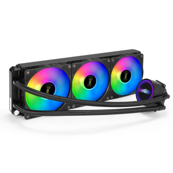 СЖО ExeGate 360, FRGB, 3 секции, TDP 280W black 