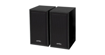 Колонки Perfeo 2.0 Cabinet 6W бук черный USB 