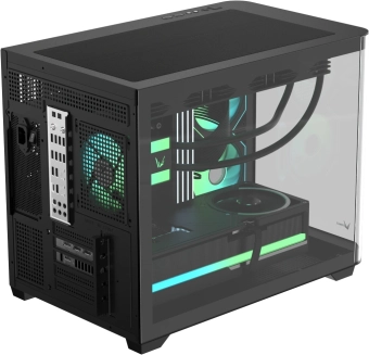 Корпус mATX Formula Crystal U2M Floe 3x120ARGB 