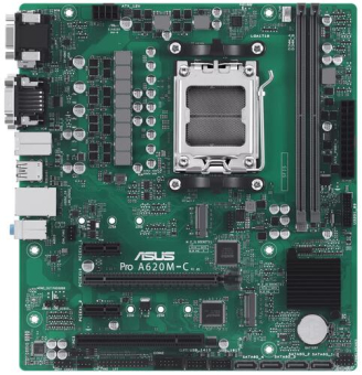 Плата AM5 Asus Pro A620M-C-CSM  2xDDR5 2xM.2 mATX 