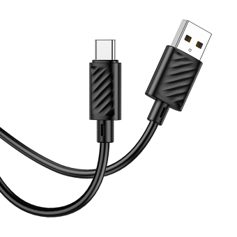 Кабель USB AM на Type-C 2м Hoco X88 3A black 