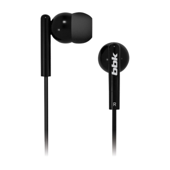 Наушники BBK EP-1003S 1.2m black 