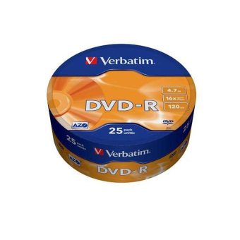 Диск DVD-R 4.7GB Verbatim box 25 