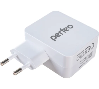 ЗУ сетевое USB Perfeo I4134 4.8A 3xUSB white 