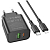 ЗУ сетевое USB Borofone BA88A 20W + каб Lightning 